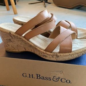 Bass Bahama wedge sandal.